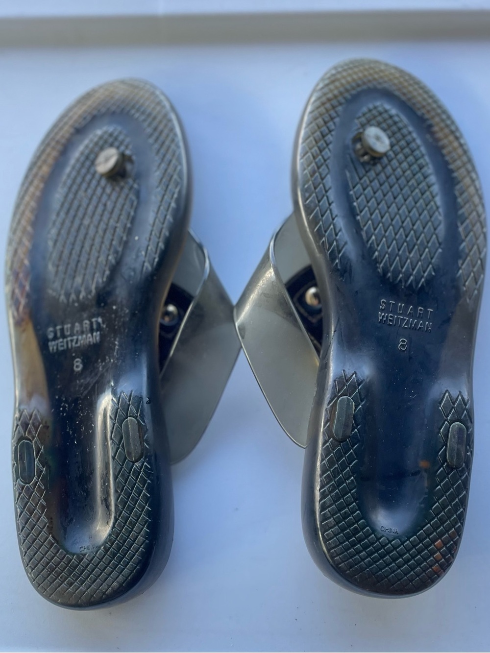 SALE Stuart Weitzman Brown
Palma Jelly Sandals - Picture 3 of 3